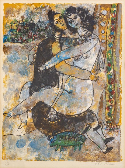 Théo Tobiasse, Song of Songs of King Solomon
1975, Lithograph