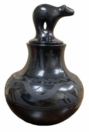 Jar or Pot with Bear Lid