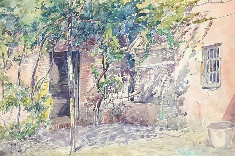 Sunlight on the Garden Patio, Spain