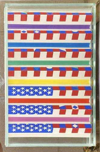 American Flag with Colors