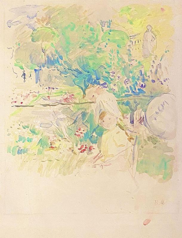 Le Jeune Fille dans le Jardin