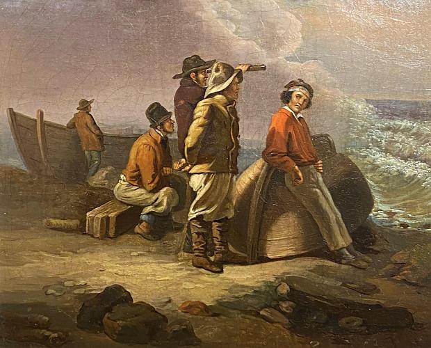 Waiting for the Ships, San Francisco Harbor