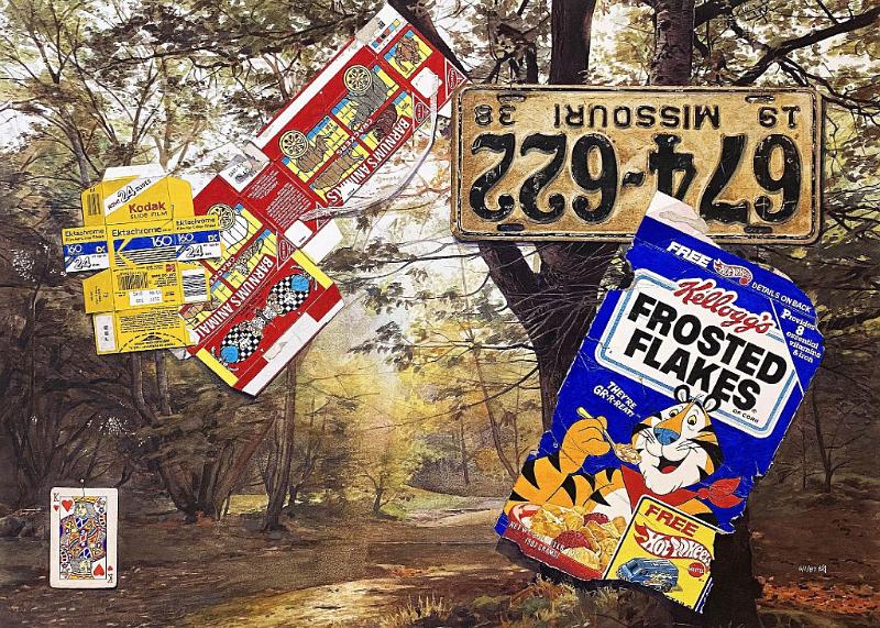 Frosted Flake Landscape (Trompe-l'œil Still Life)