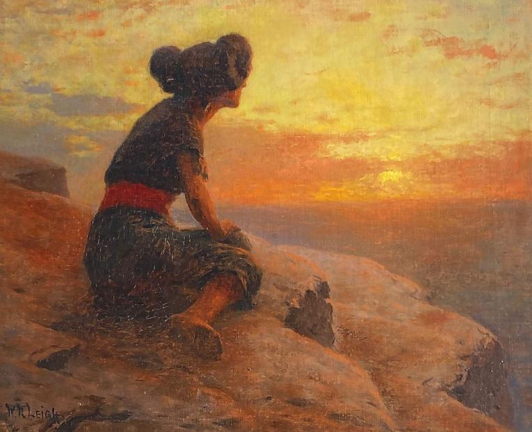 Arizona Sunset - A Hopi Maiden