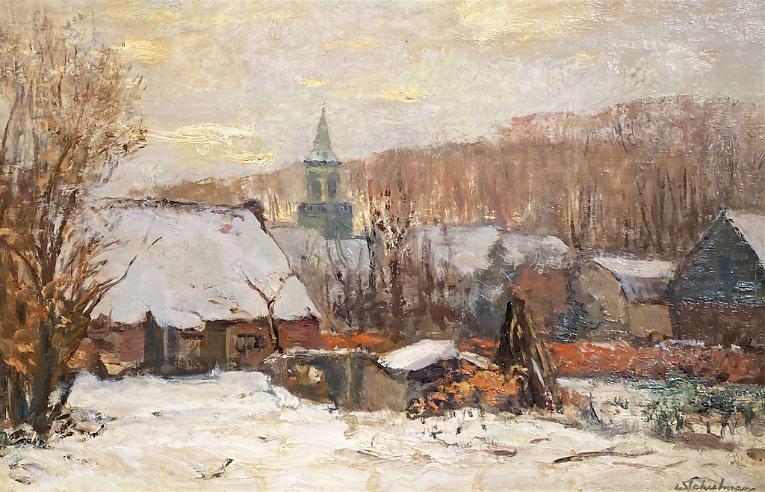 Village Under the Snow