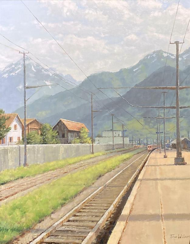 Flüelen Train Depot, Switzerland