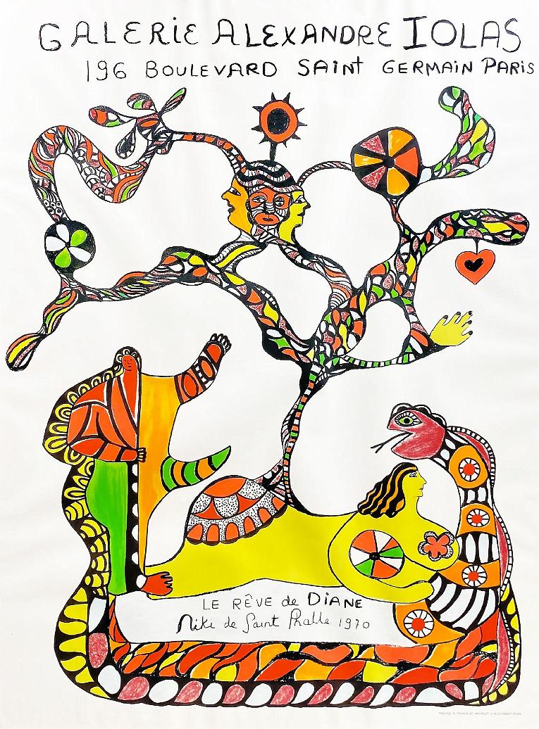 Le Reve de Diane, Exhibition Poster for Galerie Alexandre Iolas

