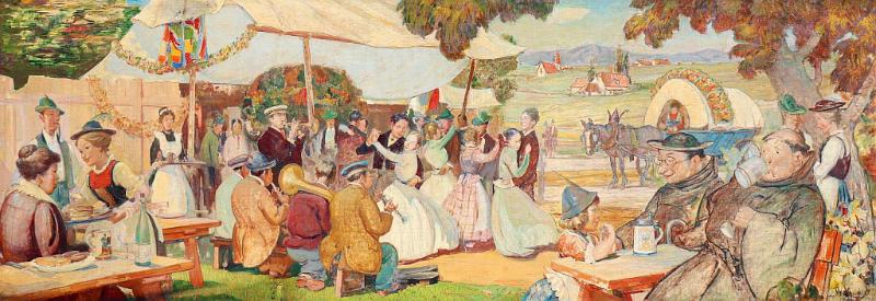 German Beer Festival Mural