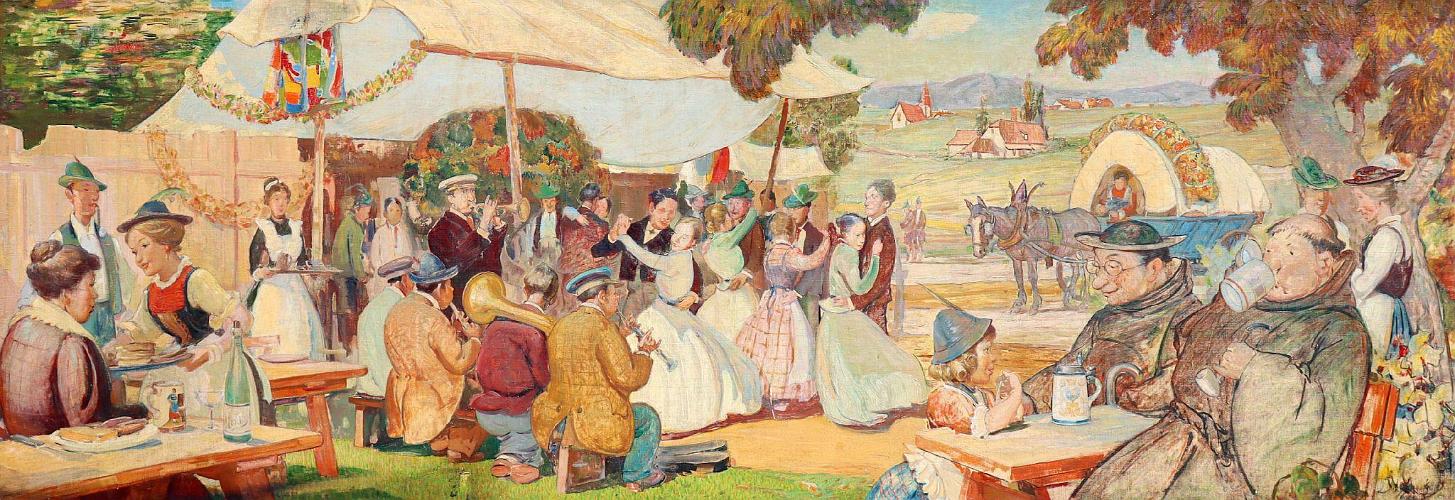 German Beer Festival Mural