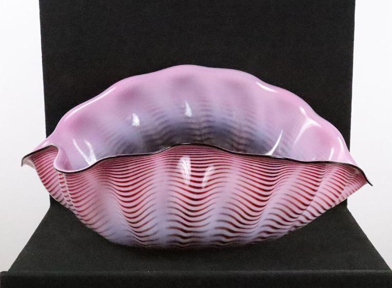 Cameo Pink Seaform with Black Lip Wrap