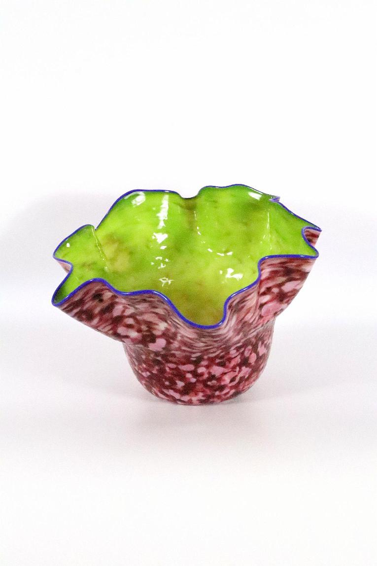 Zephyr Green Macchia with Blue Lip Wrap