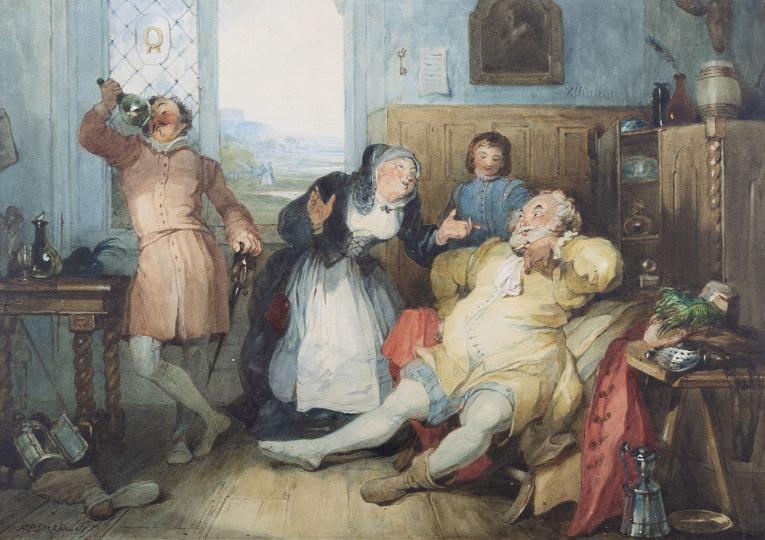 Falstaff and Mistress Quickly
