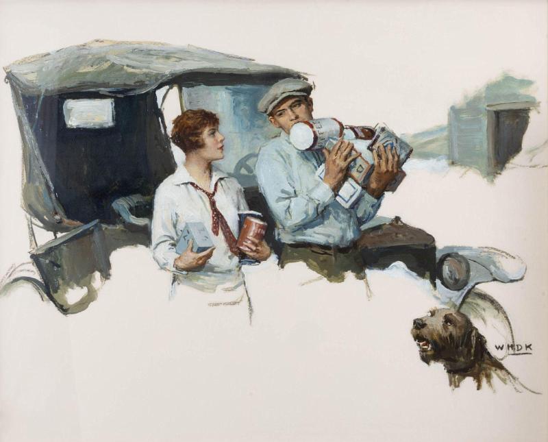 Returning from the General Store