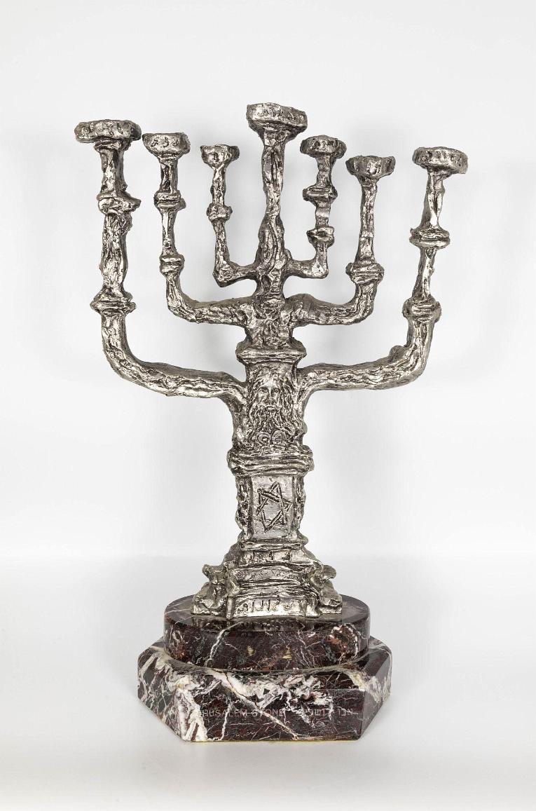 Silver Plate Menorah