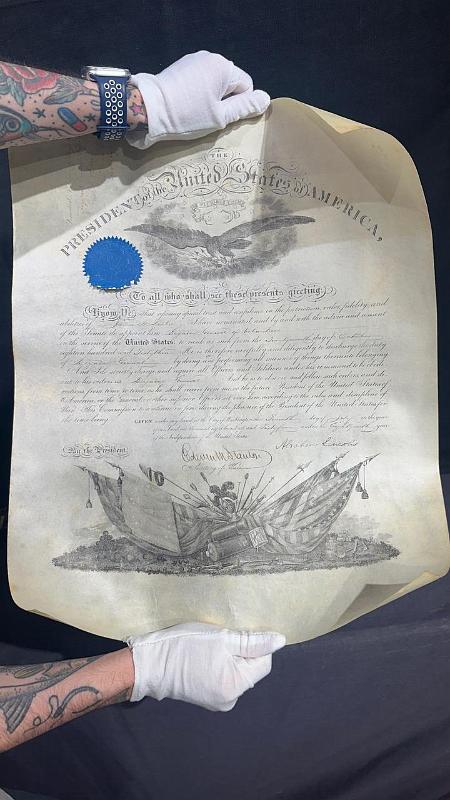 Commission of James H. Ledlie, Brigadier General