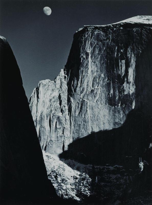 Moon and Half Dome, Yosemite