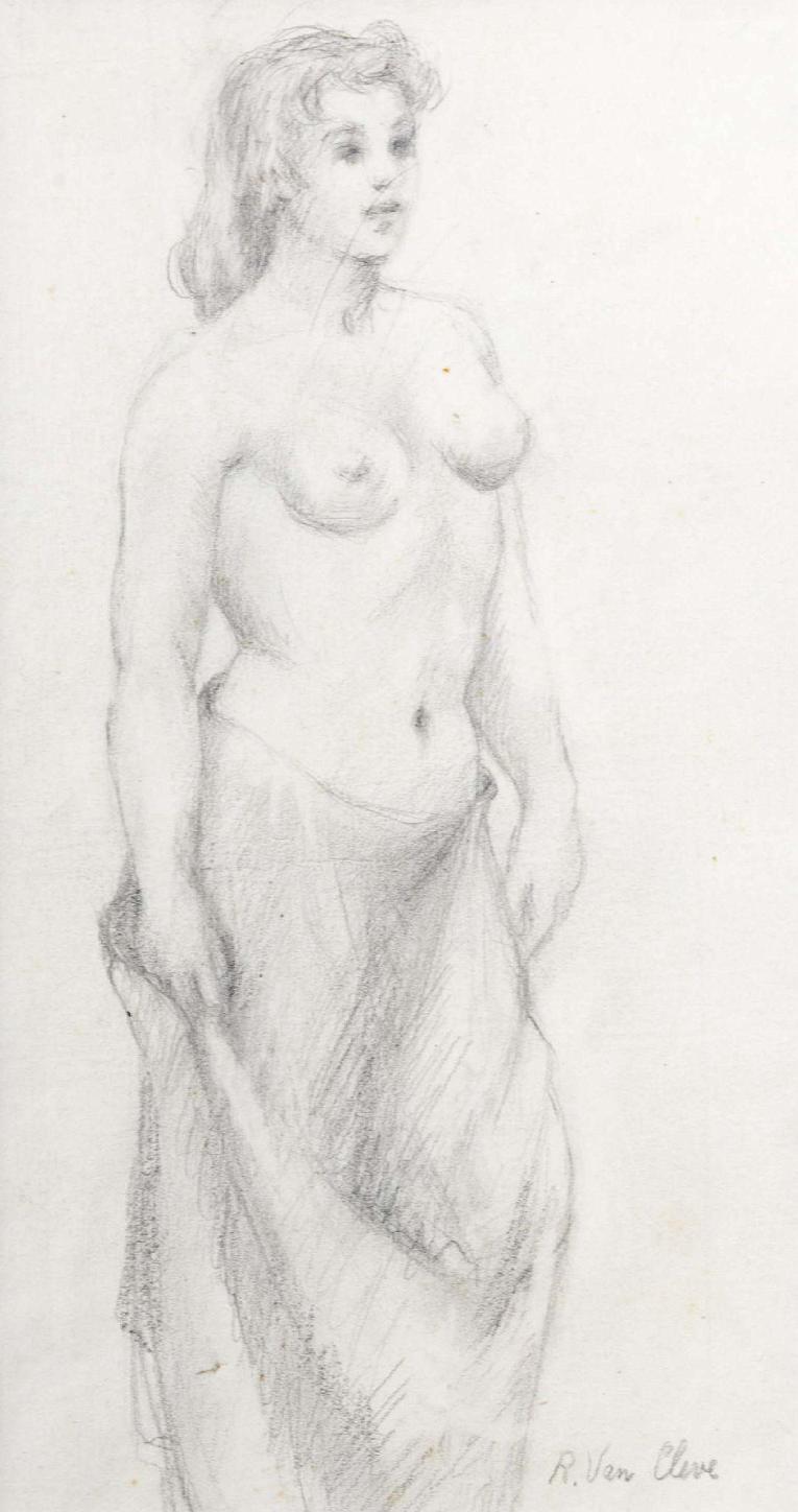 Standing Half Nude