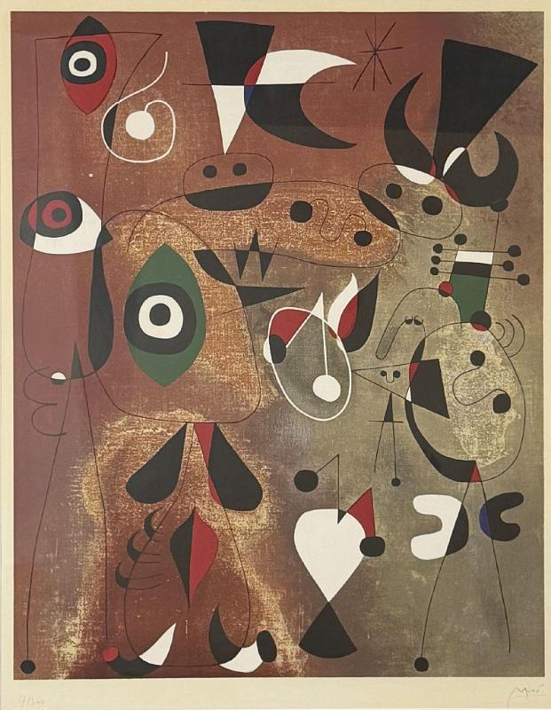 Femmes, Oiseaux, Etoile (Maeght 1715)