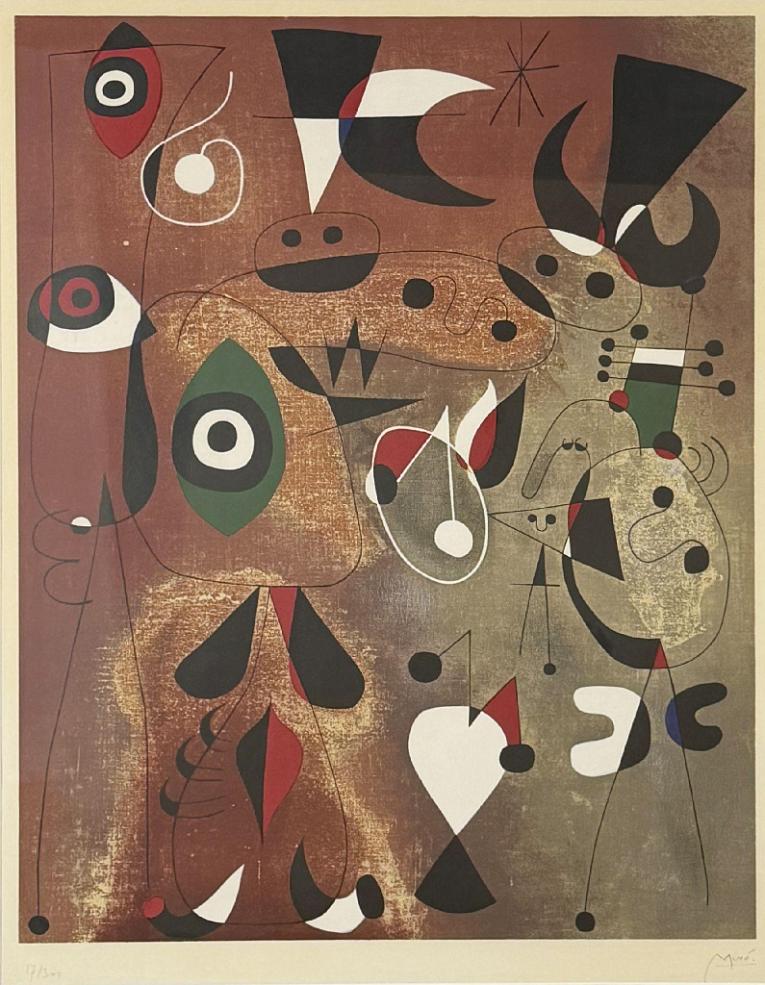 Femmes, Oiseaux, Etoile (Maeght 1715)