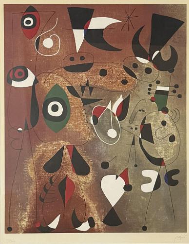 Femmes, Oiseaux, Etoile (Maeght 1715)