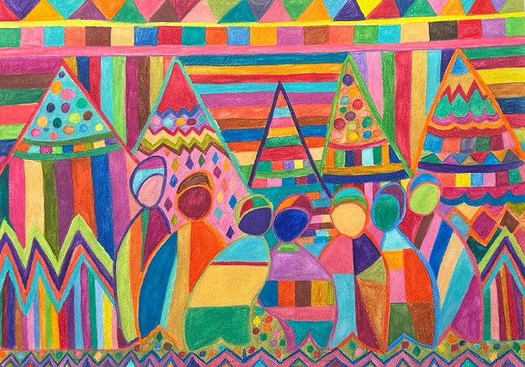 Hillside Gossips I