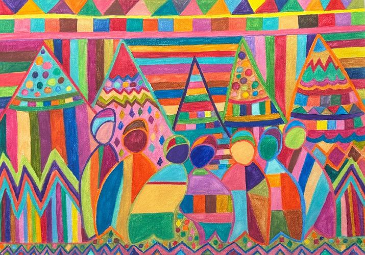 Hillside Gossips I