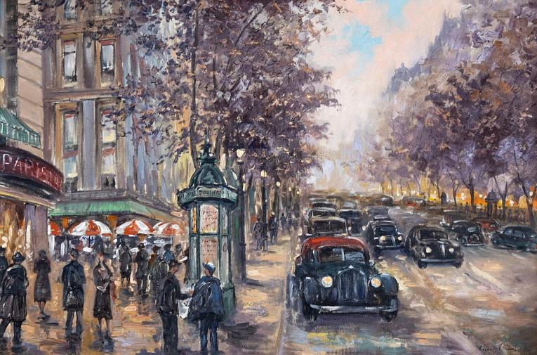 Paris Street Scene