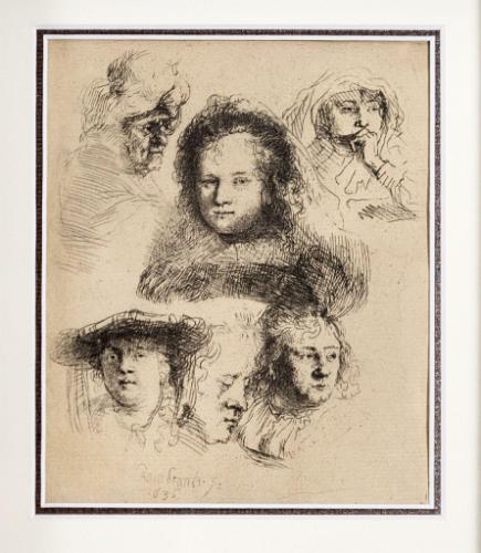 Head of Saskia and Others