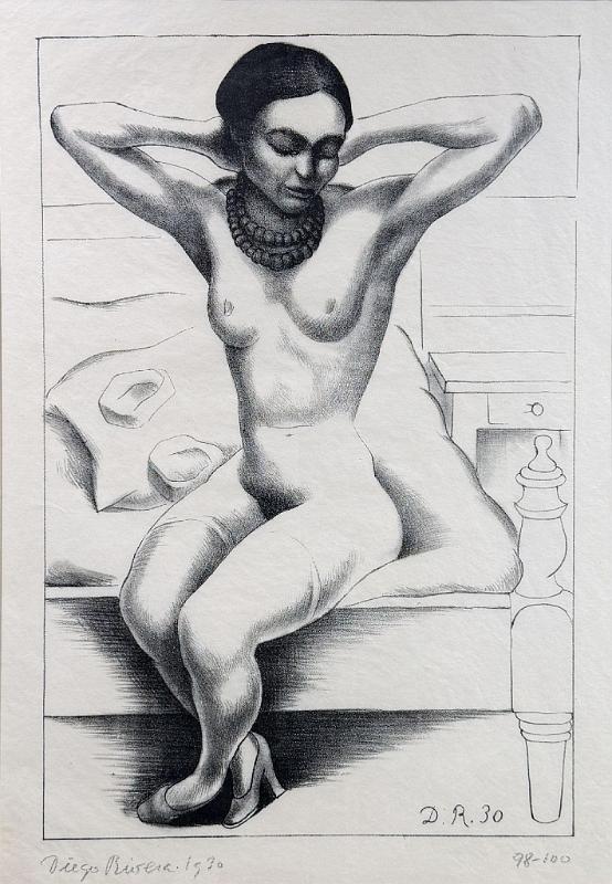 Nude with Necklace (Frida Kahlo)