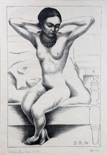 Nude with Necklace (Frida Kahlo)