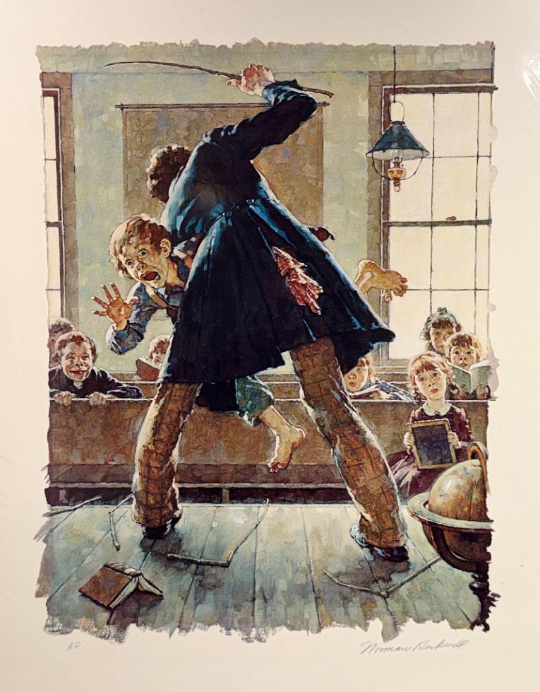 The Caning (from the Tom Sawyer Folio)