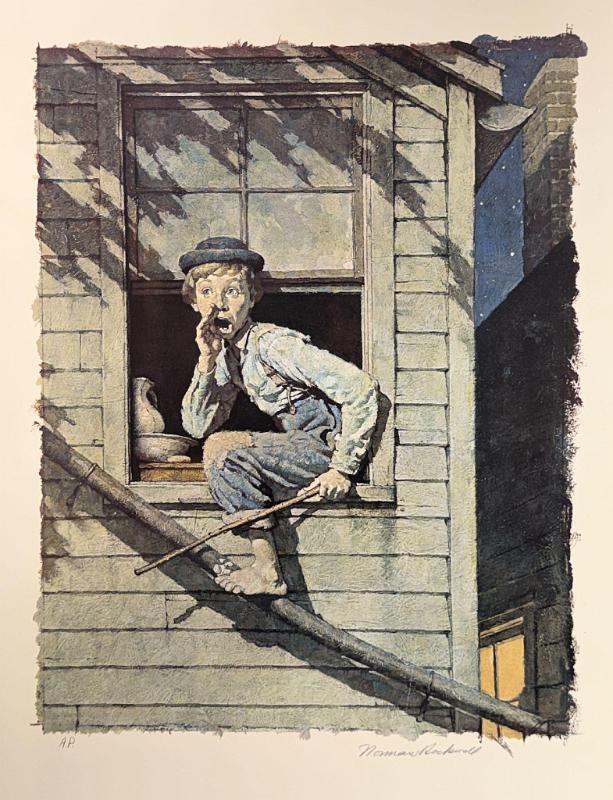 Sneaking Out the Window (from the Tom Sawyer Folio)