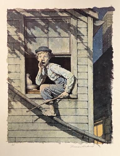 Sneaking Out the Window (from the Tom Sawyer Folio)