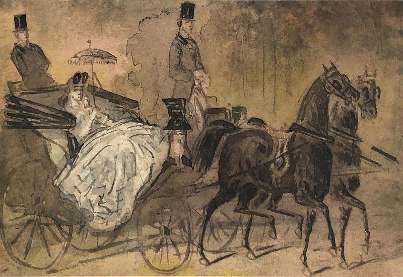 Une Dame Dans La Voiture