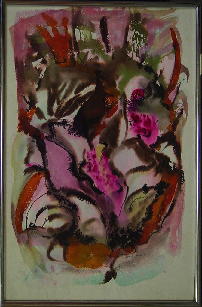 Abstract with Violet Hues