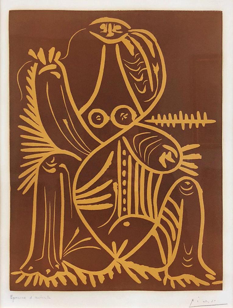 Diurnes (Femme Assise En Pyjama De Plage II)