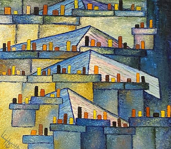 Chimney Pots & Roof of Paris