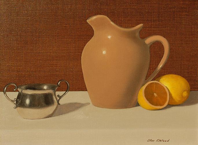 Pitcher, Sugar Bowl & Lemons