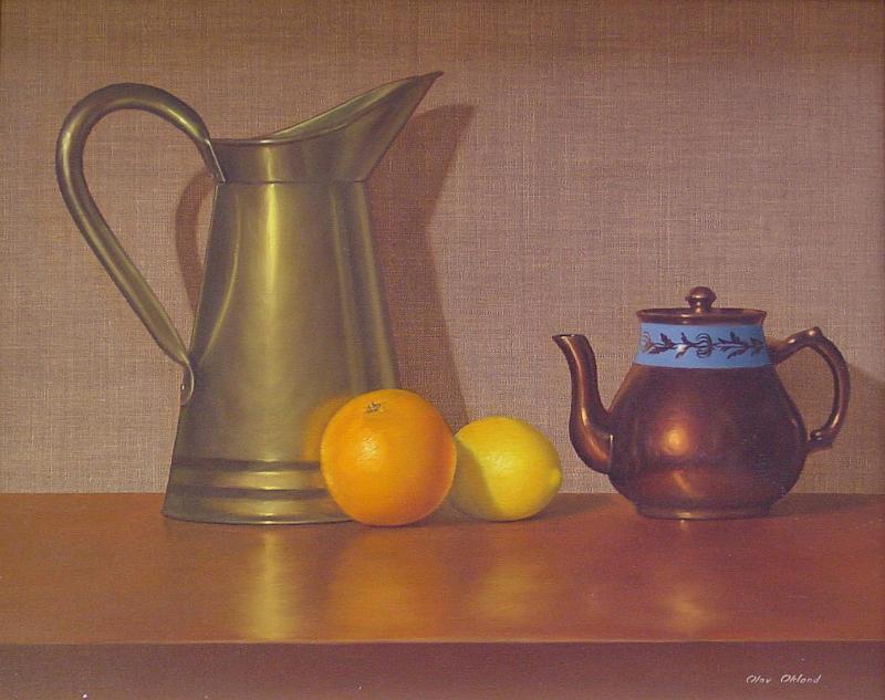 Pitcher, Tea Pot, Lemon & Orange