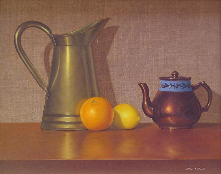Pitcher, Tea Pot, Lemon & Orange