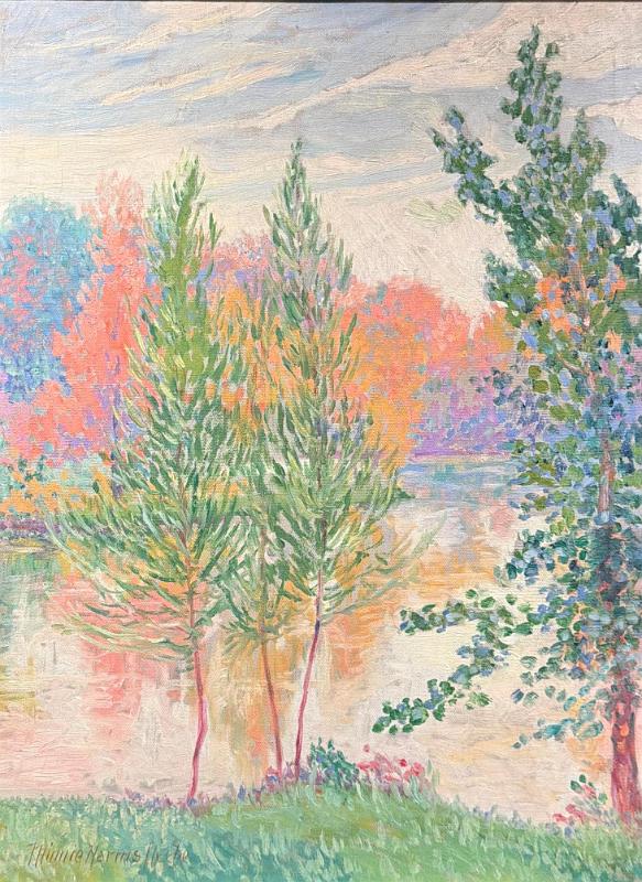 Trees Along the Lake, Autumn