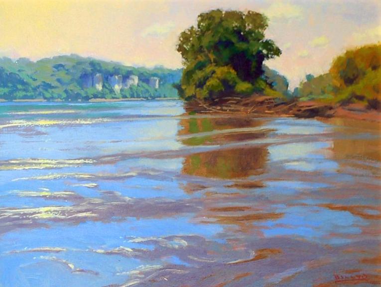 Strong Currents, Rocheport Bluffs, Missouri River