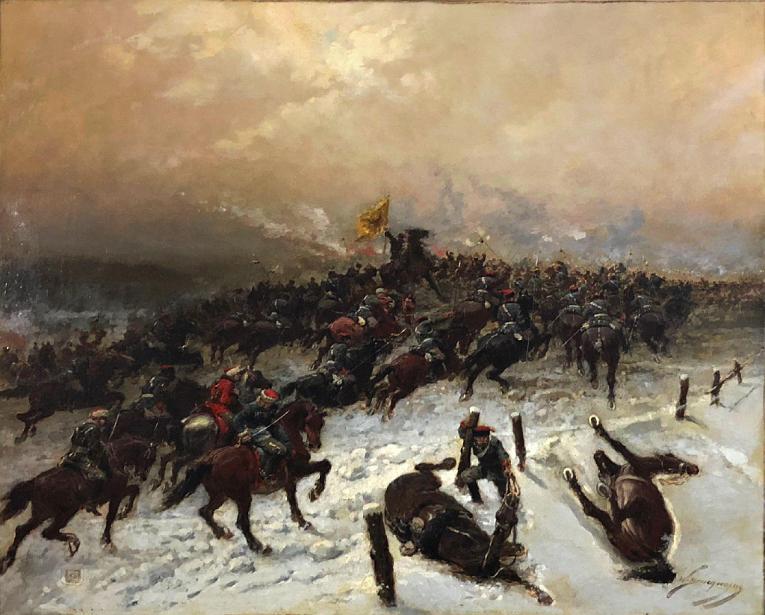 Battle Scene in Winter