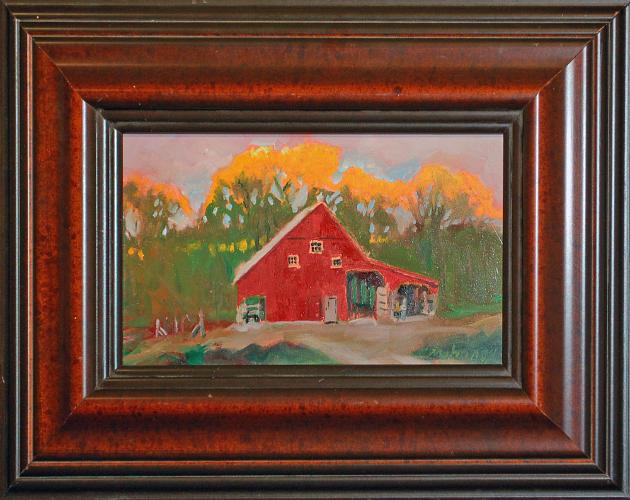 Early Morn, Vineyard Hill