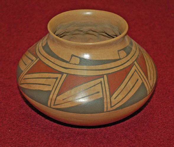 Pot with Red & Black Motif