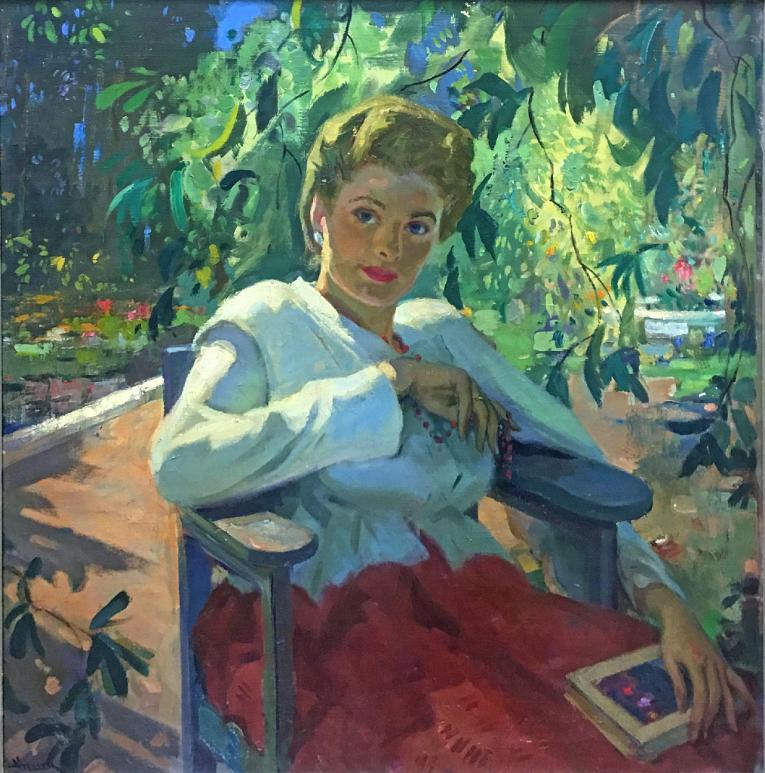 Woman in a Chair with a Book