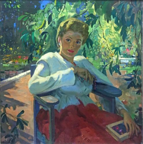 Woman in a Chair with a Book