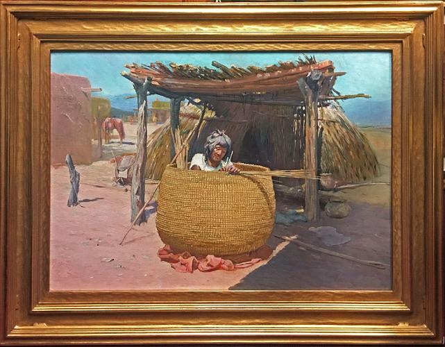 Weaving an Apache Basket