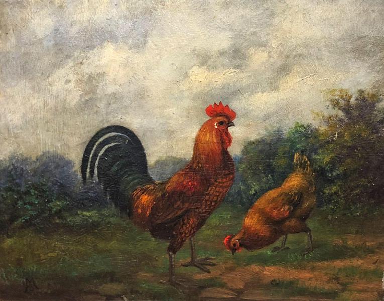 Rooster & Hen