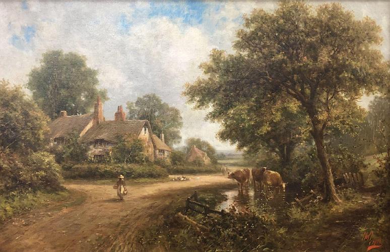 Pastoral Scene with Cottage